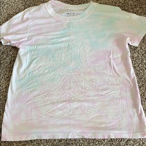 tie dye wave shirt